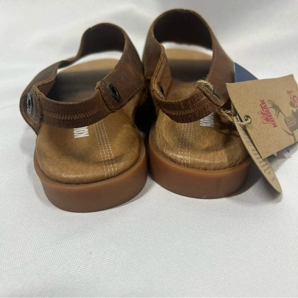NWT Kodiak | Makena Genuine Leather Brown Sandals Slingback Women’s Size 9.5 - Picture 7 of 12